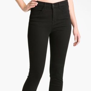 J brand washed black Maria 27 frayed bottom